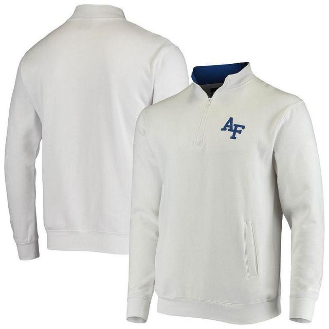 Mens Colosseum White Air Force Falcons Tortugas Logo Quarter-Zip Jacket Product Image