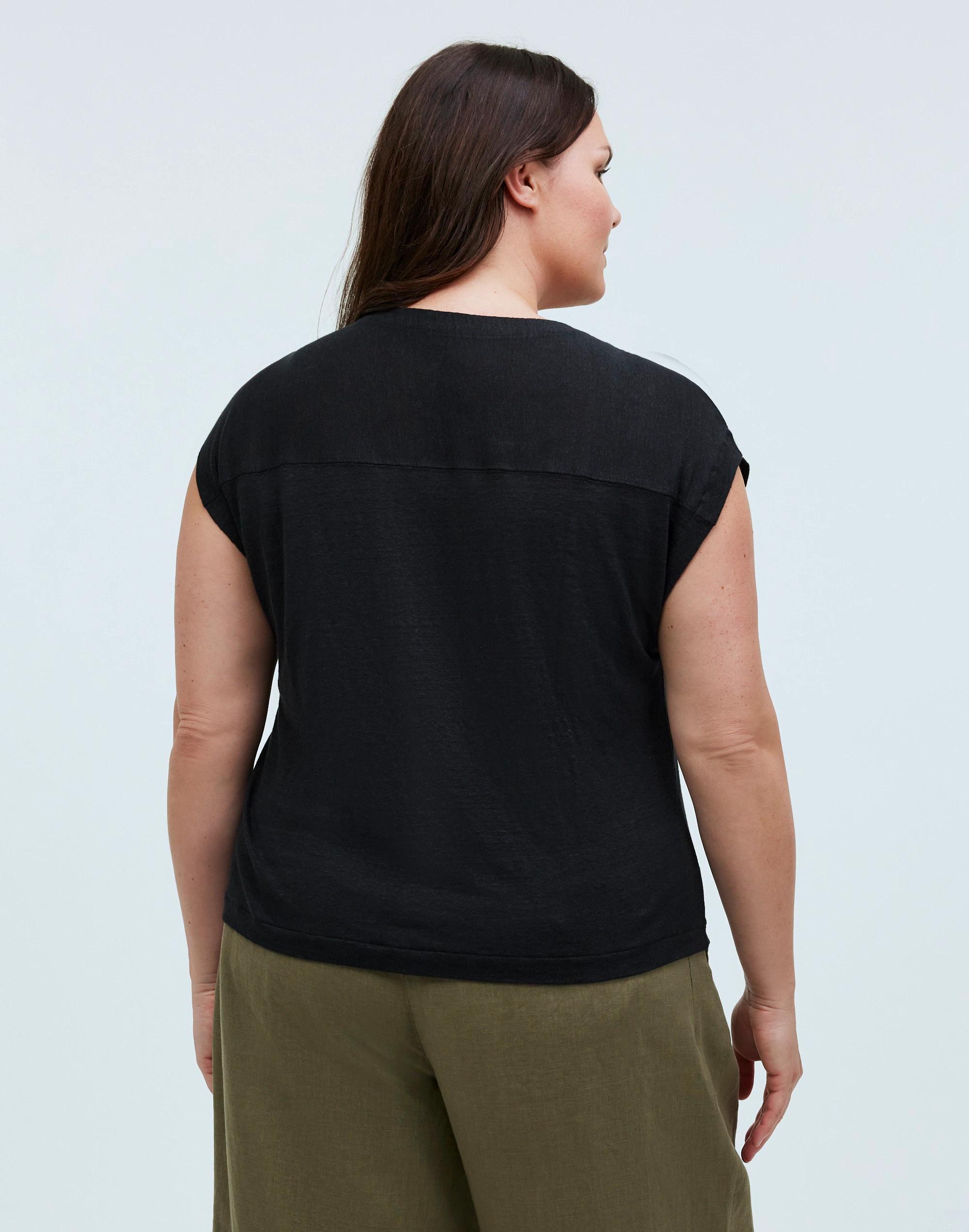 Relaxed V-Neck Tee Product Image