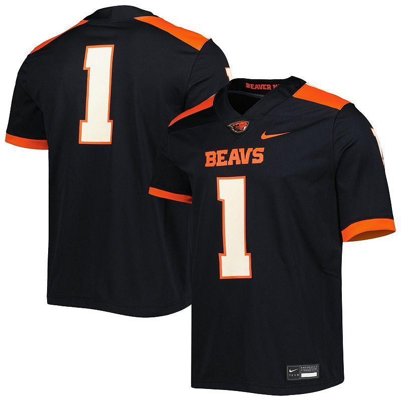 Mens Nike #1 Oregon State Beavers Untouchable Football Jersey Product Image