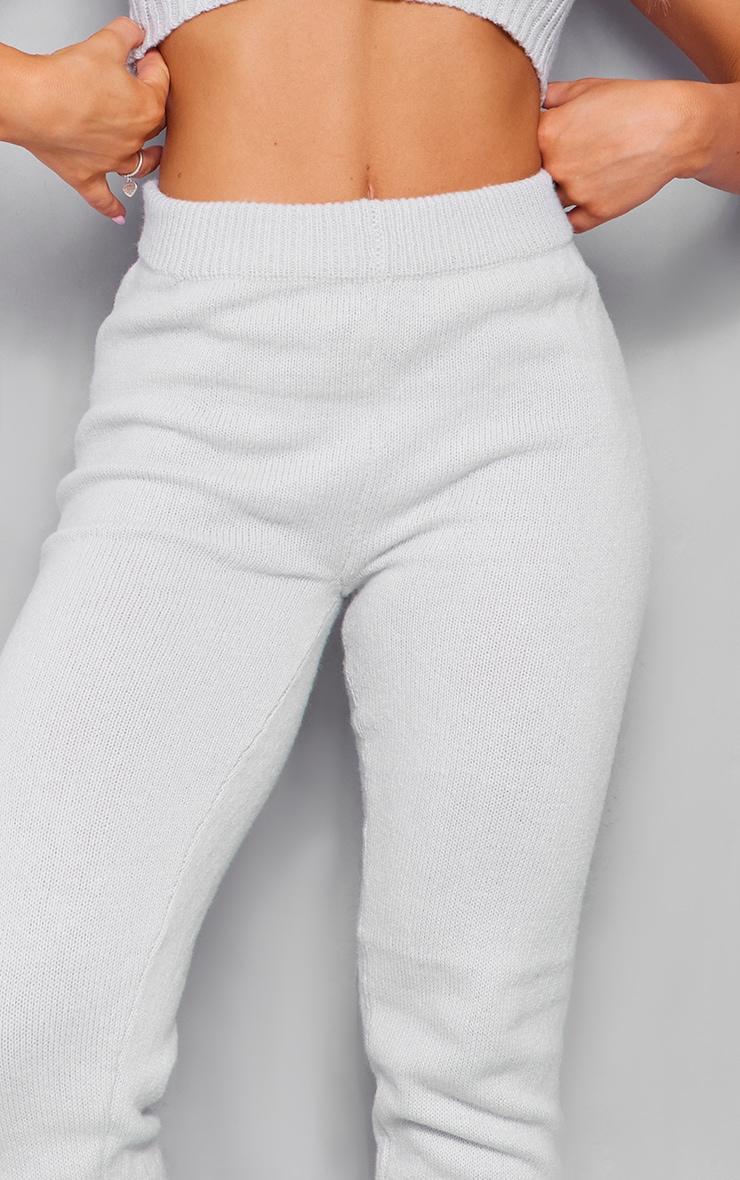 Grey Marl Knitted Leggings Product Image