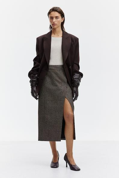 Pencil Wrap Skirt Product Image