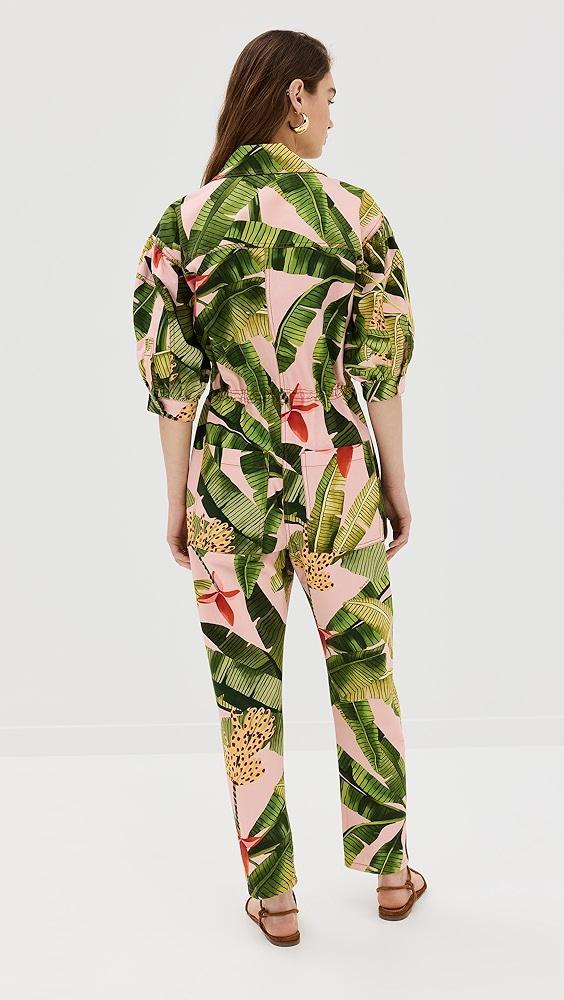 FARM Rio Banana Leaves Jumpsuit | Shopbop Product Image