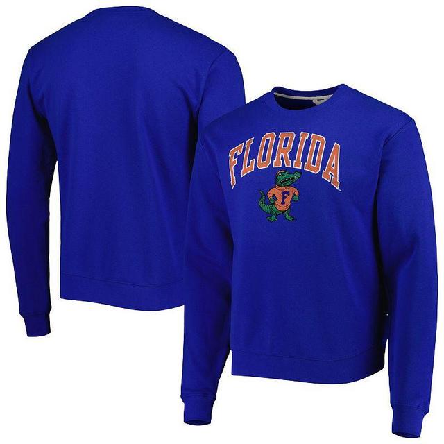 Mens League Collegiate Wear Royal Florida Gators 1965 Arch Essential Lightweight Pullover Sweatshirt Product Image