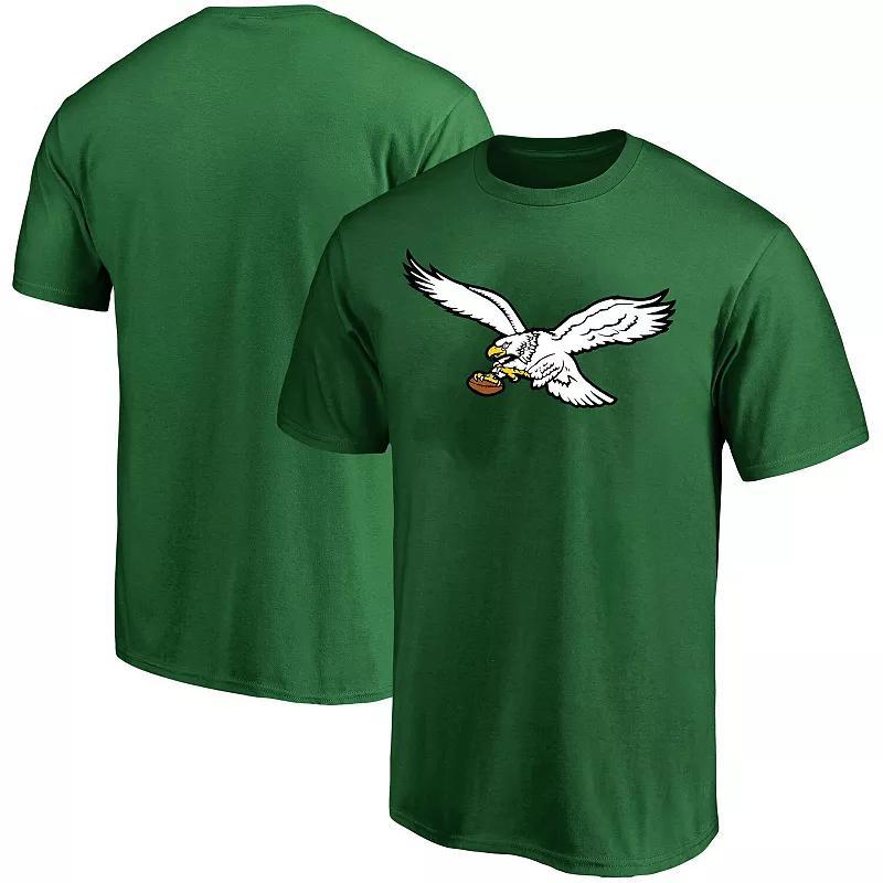 Mens Profile Kelly Philadelphia Eagles Big & Tall Retro Logo T-Shirt Product Image