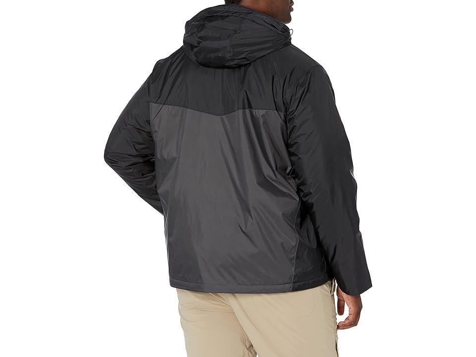 Columbia Big Tall Glennaker Sherpa Lined Jacket Shark/Black) Men's Clothing Product Image