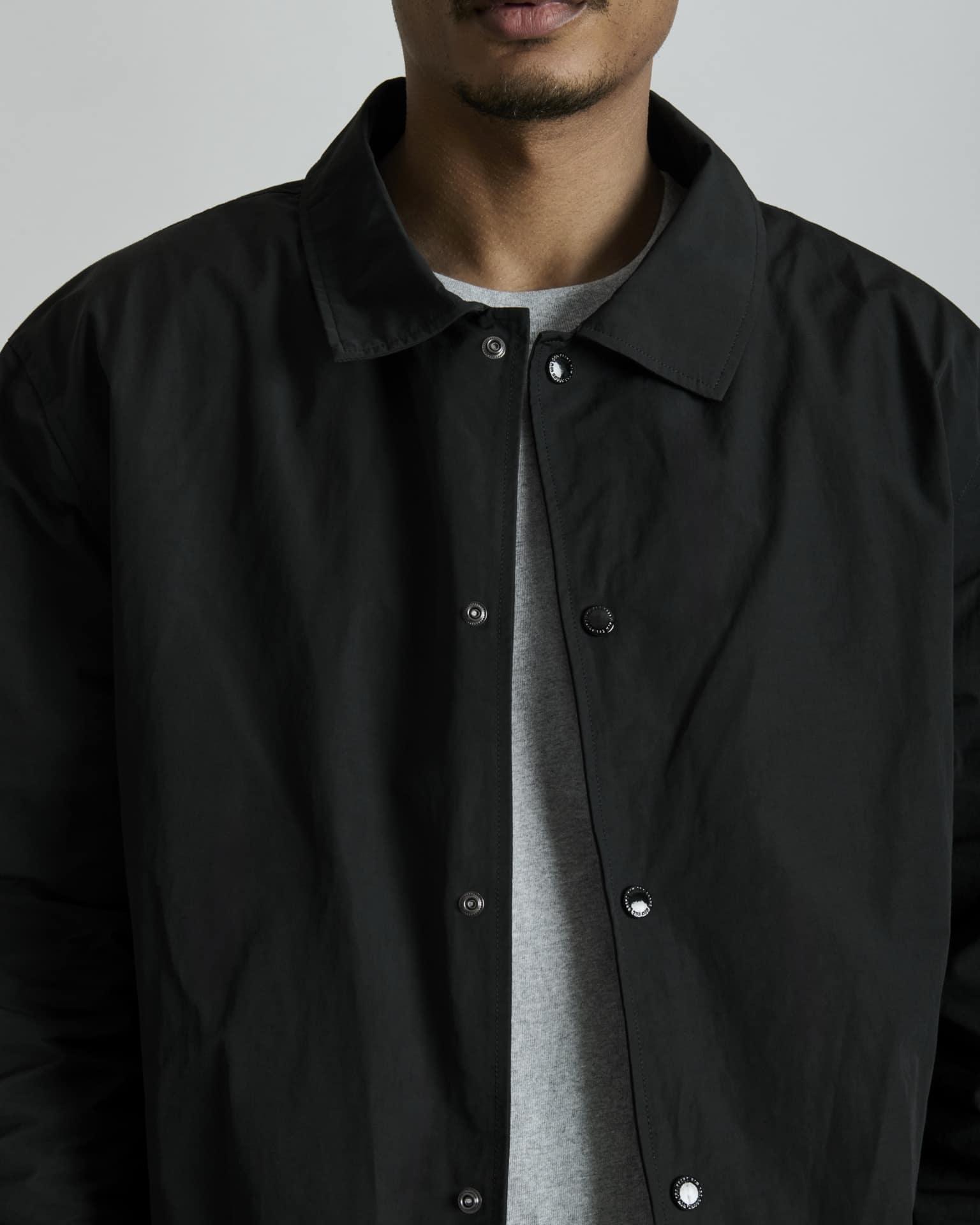 Brand New Era Marvin Black Coach's Jacket Male Product Image