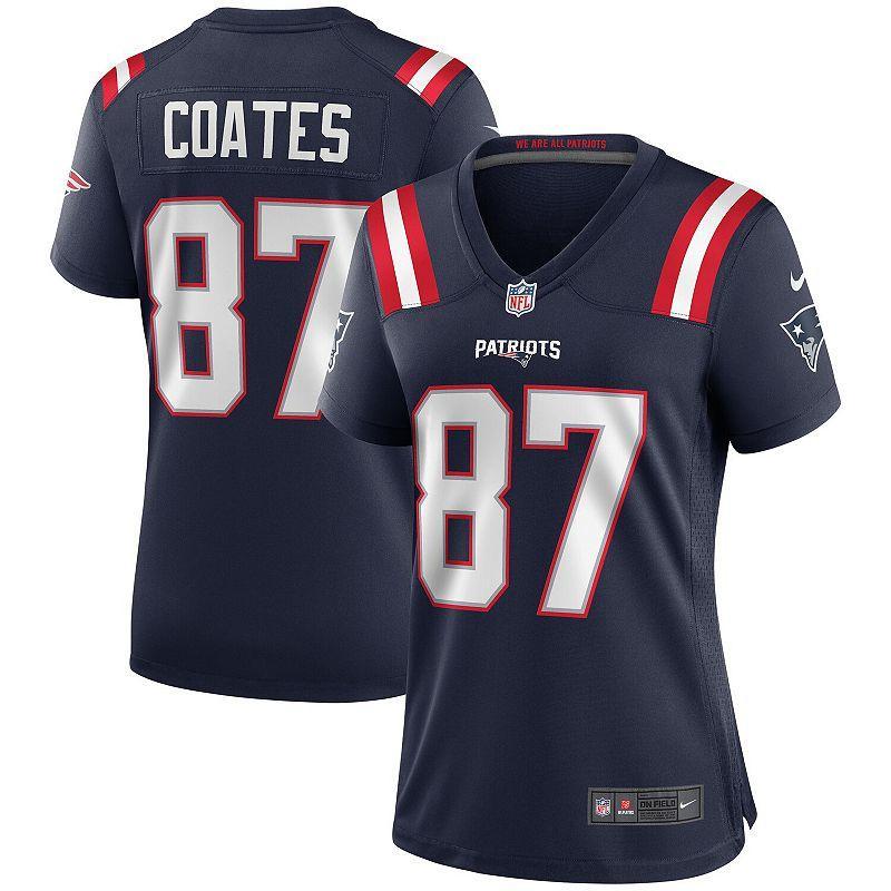 Womens Nike Ben Coates New England Patriots Game Retired Player Jersey Blue Product Image