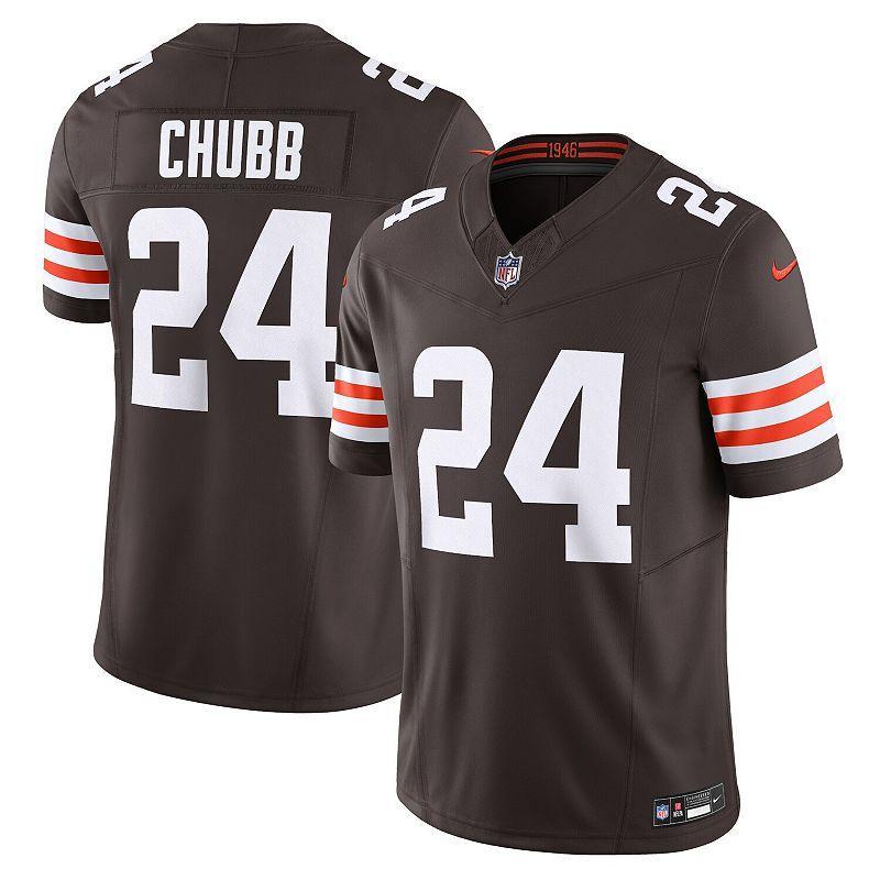 Nike Mens Nick Chubb Cleveland s Vapor F.u.s.e. Limited Jersey - Brown Product Image