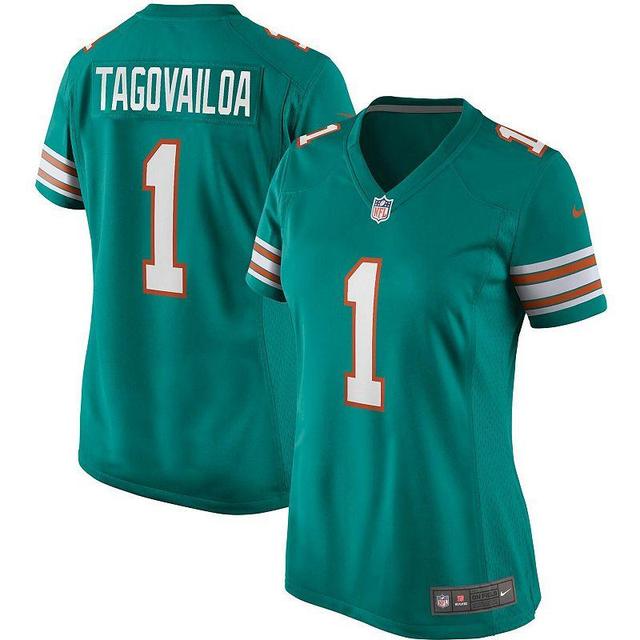 Womens Nike Tua Tagovailoa Aqua Miami Dolphins Alternate Game Jersey Turquoise A Product Image