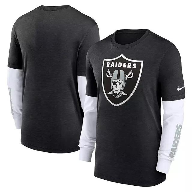 Mens Nike Heather Royal Los Angeles Rams Slub Fashion Long Sleeve T-Shirt Product Image