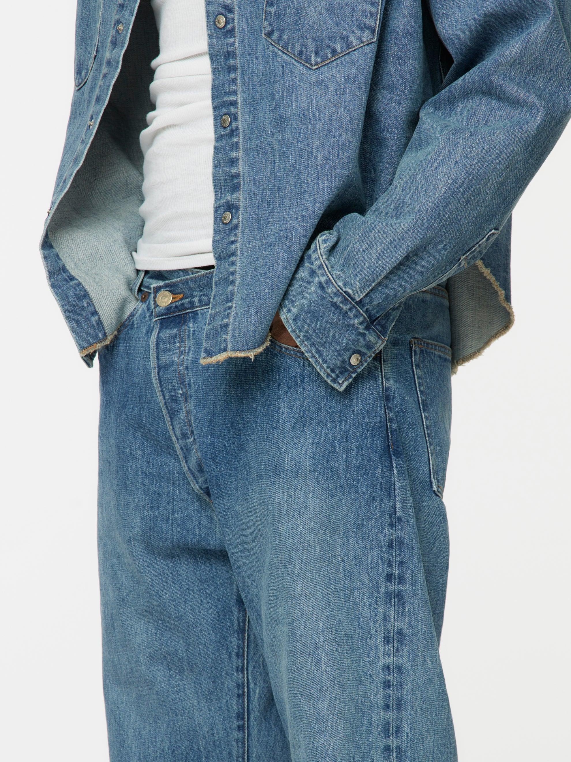 Classic Indigo Denim Jeans Product Image