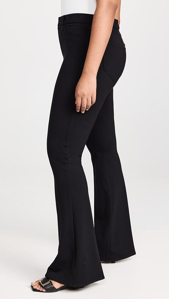 L'AGENCE The Marty High Rise Flare Ponte Pants | Shopbop Product Image