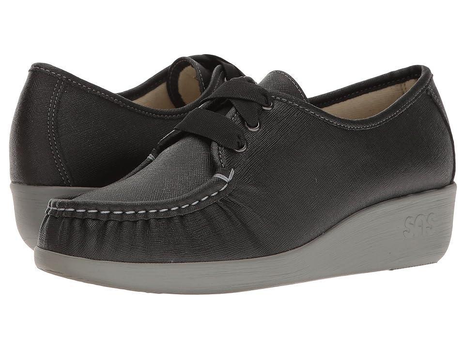 SAS Bounce Lace Up Comfort Moc (Raven) Women's Shoes Product Image