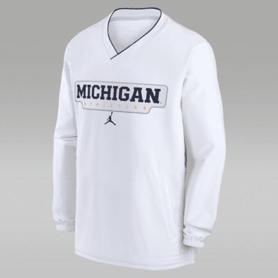 Michigan Wolverines Sideline Men's Nike College Long-Sleeve Windshirt Product Image