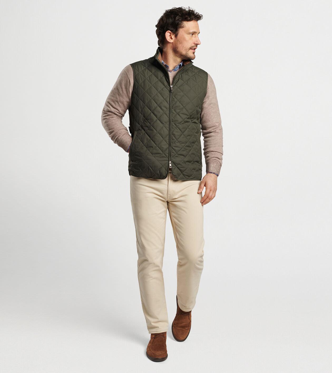 Peter Millar Mens Essex Vest | Color: Navy | Size: M Product Image