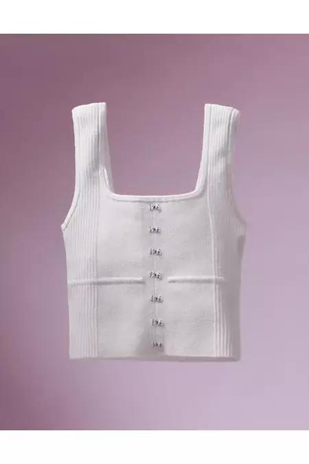 Coco Gauff x AE Sweater Corset Tank Top Women's Product Image