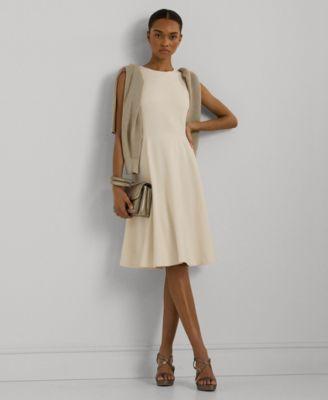 Women's Ponte Fit-and-Flare Dress Product Image