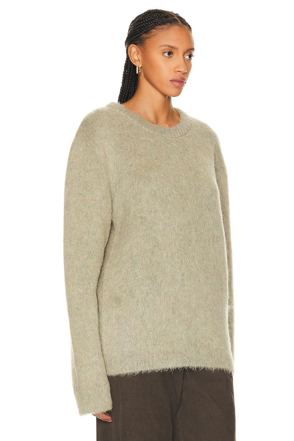 Lemaire Brushed Sweater in Blue Product Image