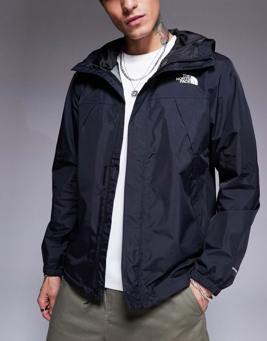 The North Face Antora hooded jacket in black Product Image