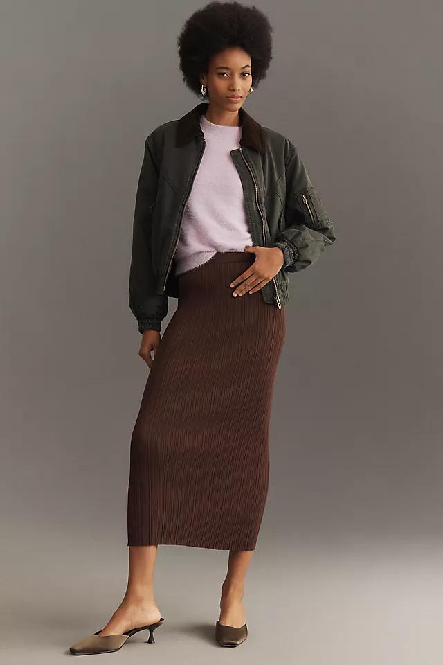 WAYF Rib Midi Skirt Product Image