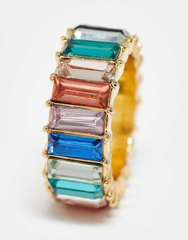 SVNX crystal ring in multicolors  Product Image