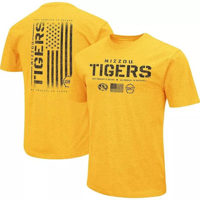 Mens Colosseum Missouri Tigers OHT Military Appreciation Flag 2.0 T-Shirt Product Image