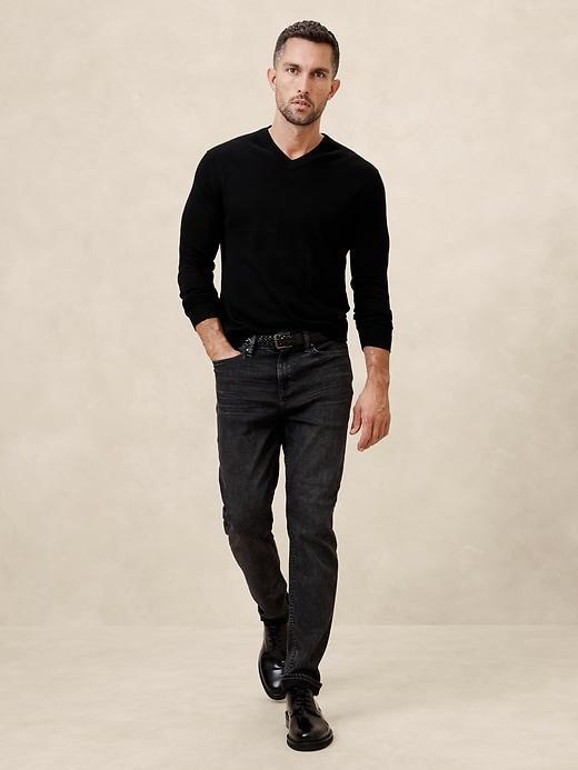 Merino V-Neck Sweater Product Image