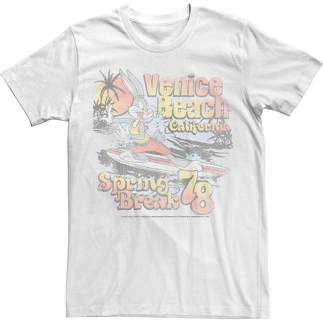 Mens Looney Tunes Bugs Bunny Venice Beach Spring Break 78 Tee Product Image