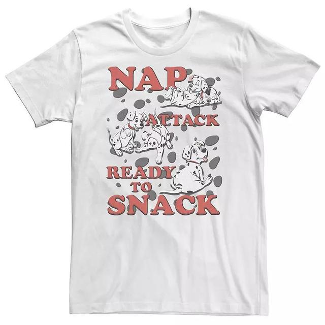 Big & Tall Disney 101 Dalmatians Nap Attack Ready To Snack Tee, Mens Product Image