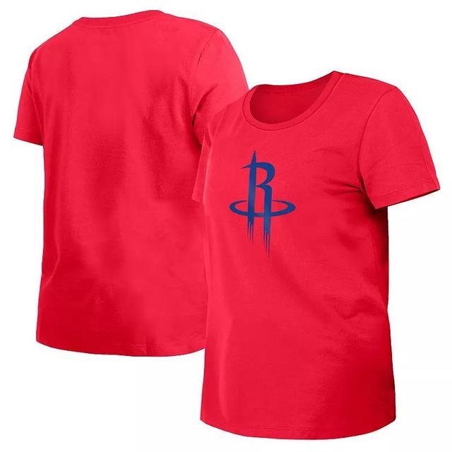 Womens New Era Red Philadelphia 76ers 2023/24 City Edition T-Shirt Product Image