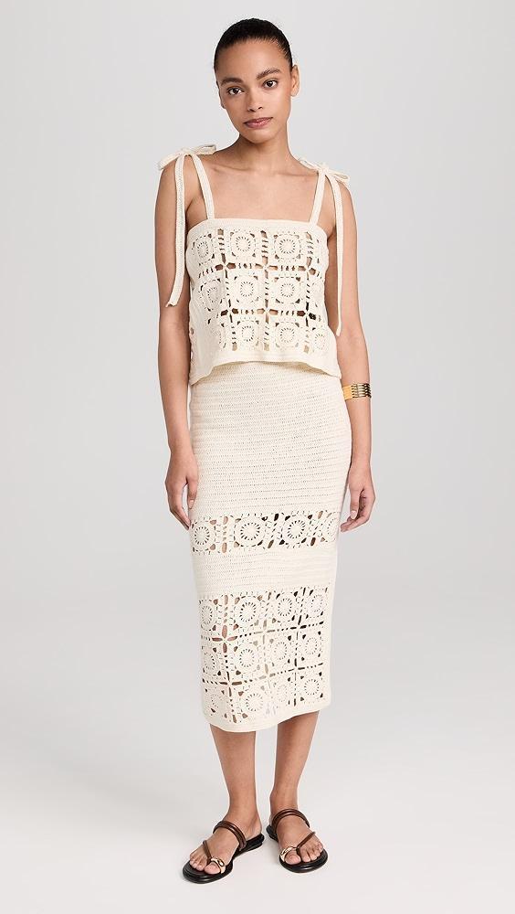 Eleven Six Jana Crochet Skirt | Shopbop Product Image