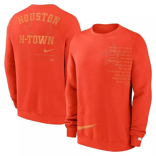 Mens Nike Houston Astros Statement Ball Game Fleece Pullover Sweatshirt Product Image