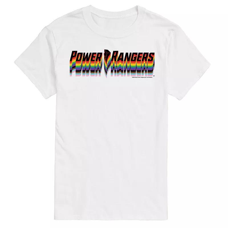 Mens Power Rangers Pride Logo Graphic Tee Product Image