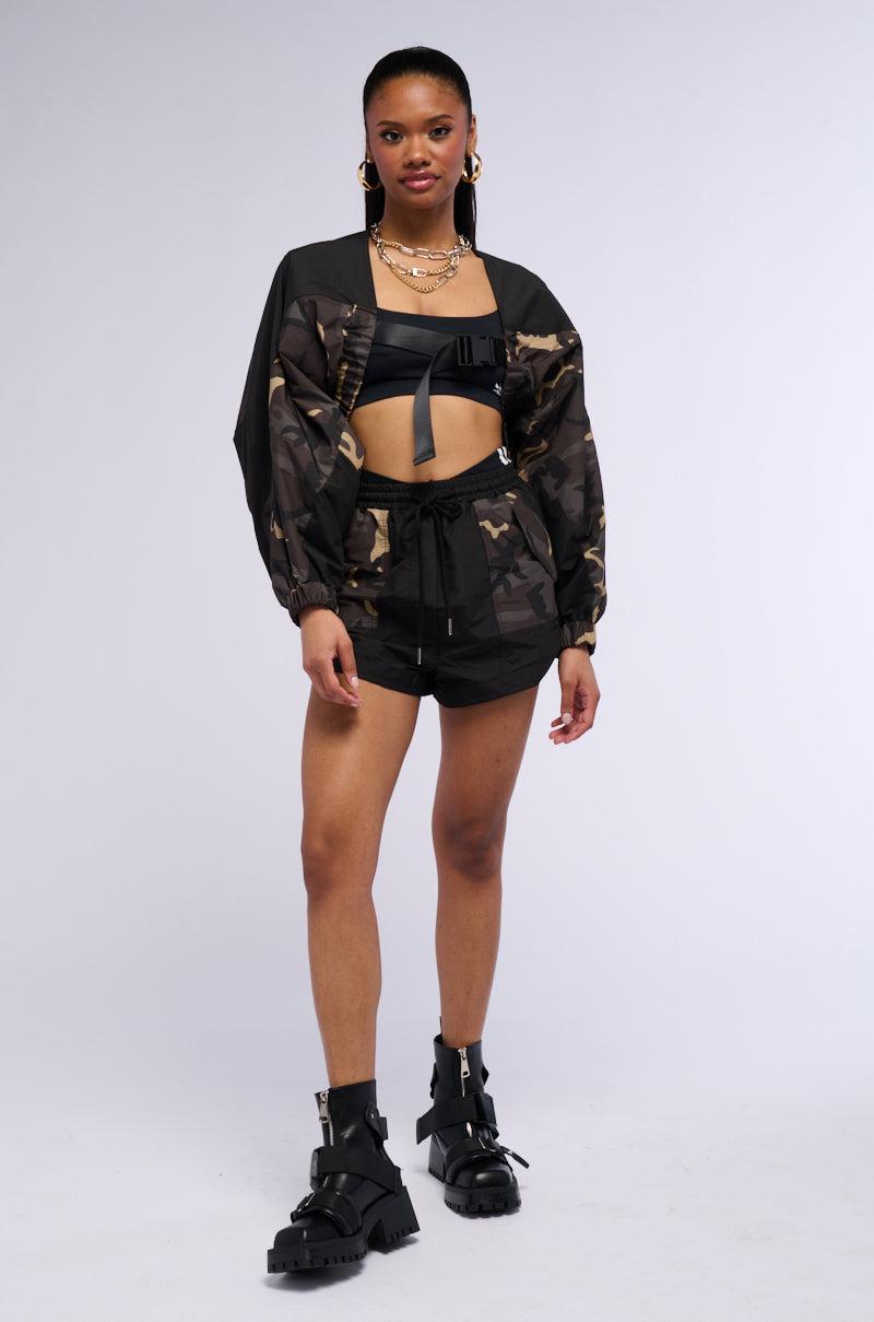 BAD HABITS CAMO BOMBER BOLERO Product Image