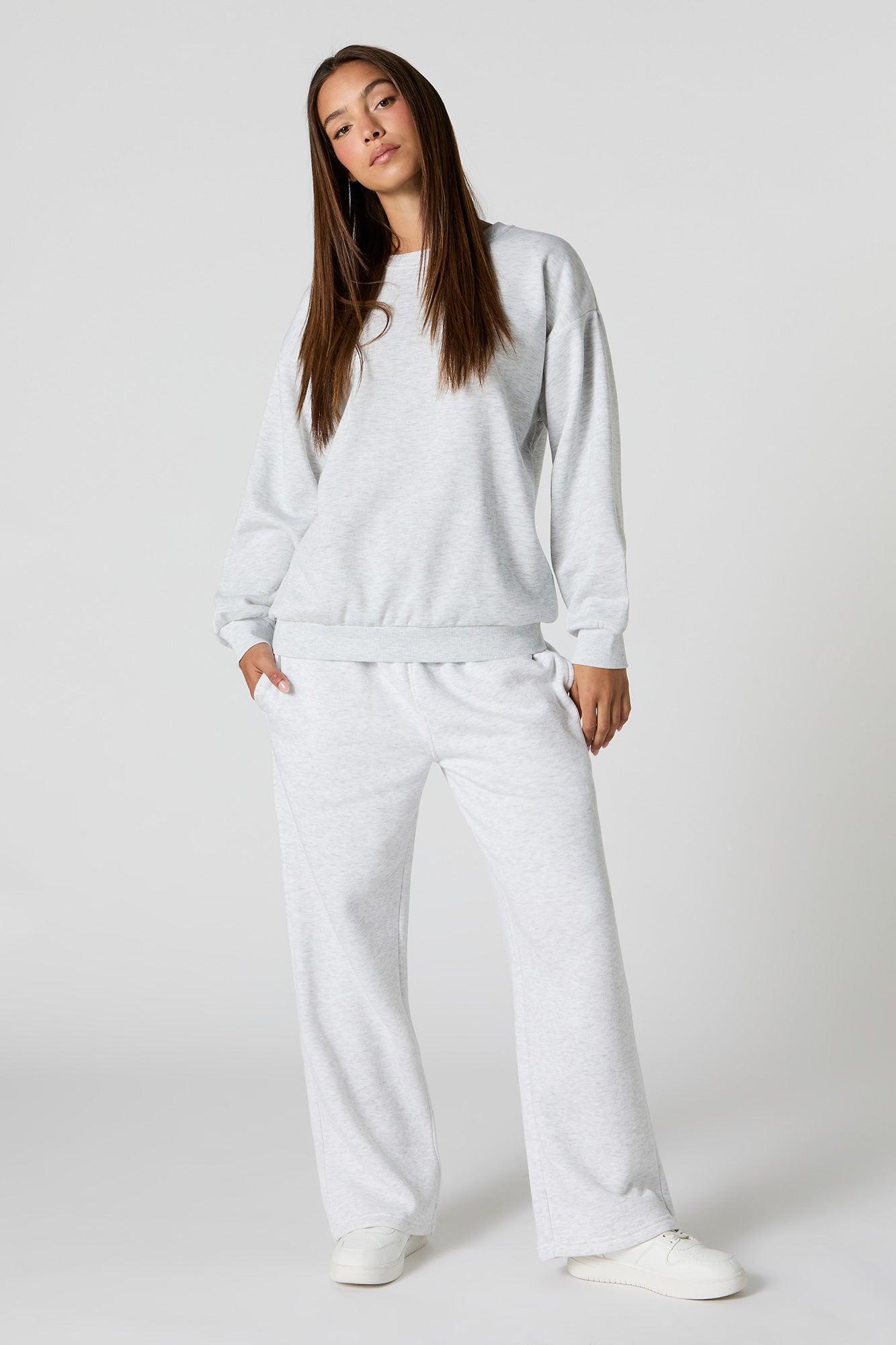 Soft Fleece Wide Leg Sweatpant Female Product Image