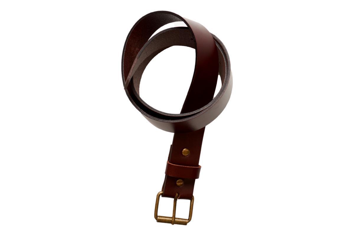 Brown Leather Belt 1-1/2" Product Image