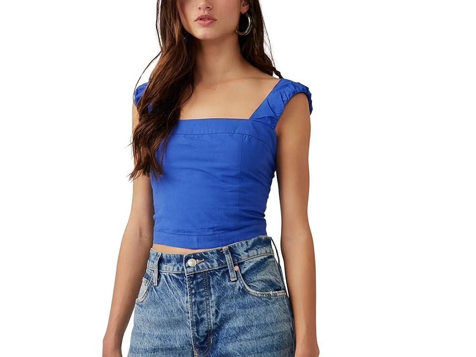 Free People Ashley Smocked Crop Tank Product Image