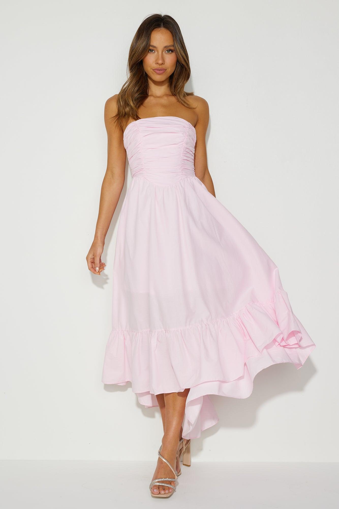 Style Anywhere Midi Dress Pink Product Image