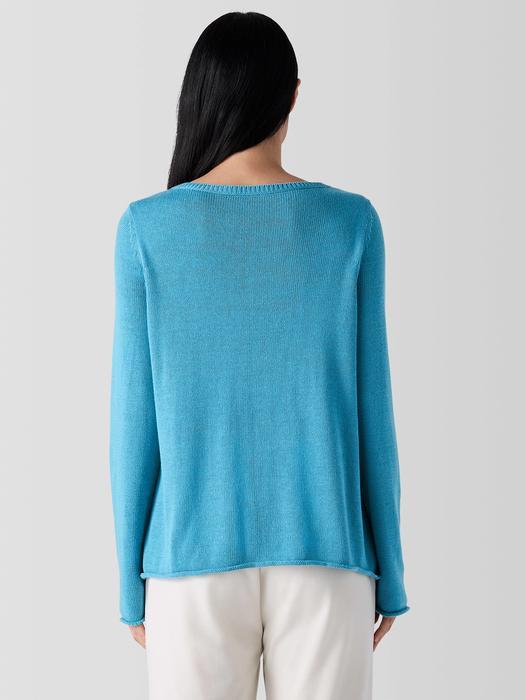 Peruvian Cotton Blend Bateau Neck Top Product Image