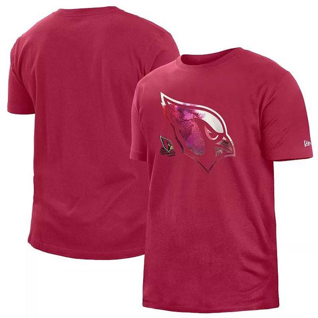 Mens New Era Arizona Cardinals 2022 Sideline Ink Dye T-Shirt Product Image