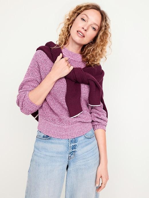 Shaker-Stitch Sweater Product Image