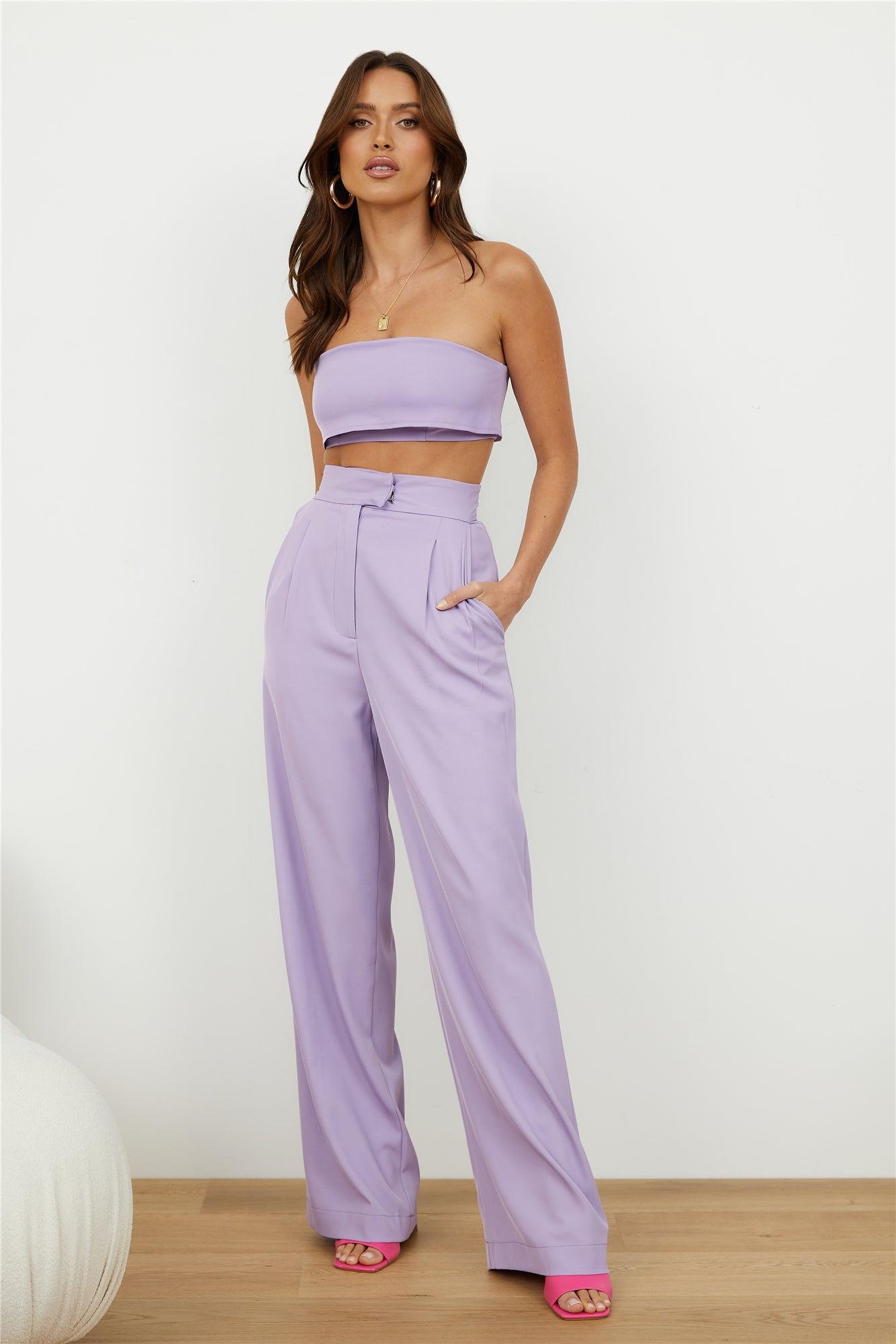 Blind Love Pants Lilac  Product Image