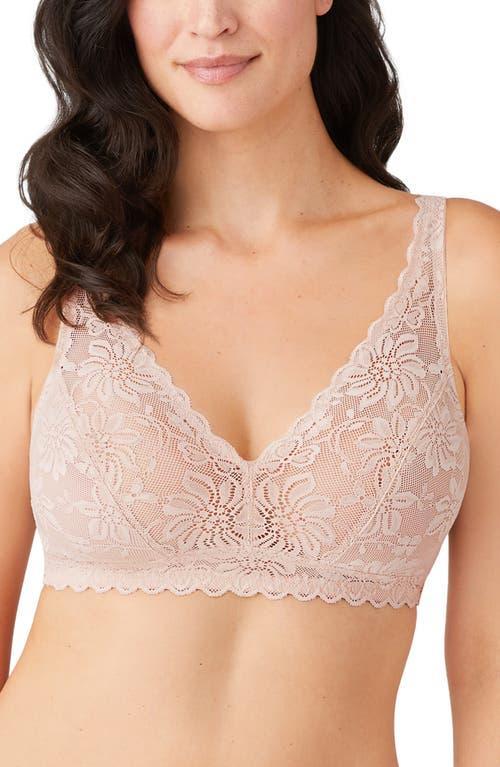 Wacoal Womens Soft Sense Lace Mesh Bralette 810334 Product Image