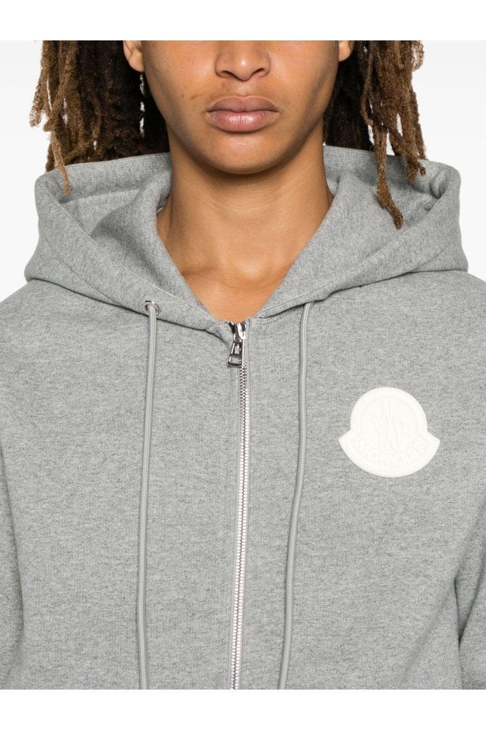 Logo-patch Hoodie In Grey Product Image