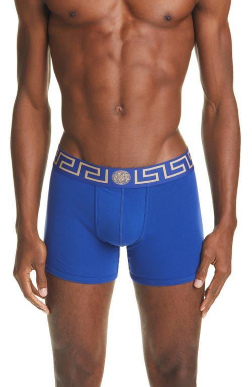 Versace Long Stretch Cotton Trunks Product Image