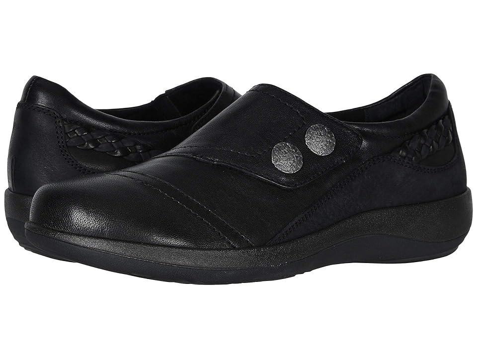 Aetrex Karina Monk Strap Leather Loafers Product Image