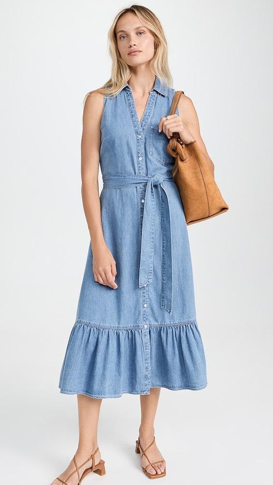 Veronica Beard Jean Edwina Sleeveless Midi Dress | Shopbop Product Image