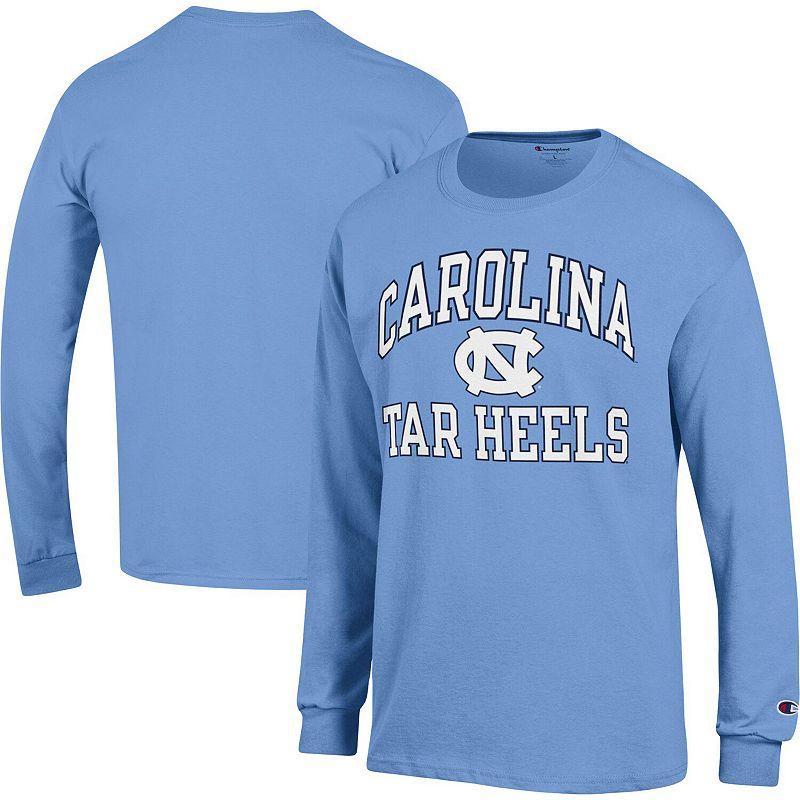 Mens Champion Carolina Blue North Carolina Tar Heels High Motor Long Sleeve T-shirt Product Image