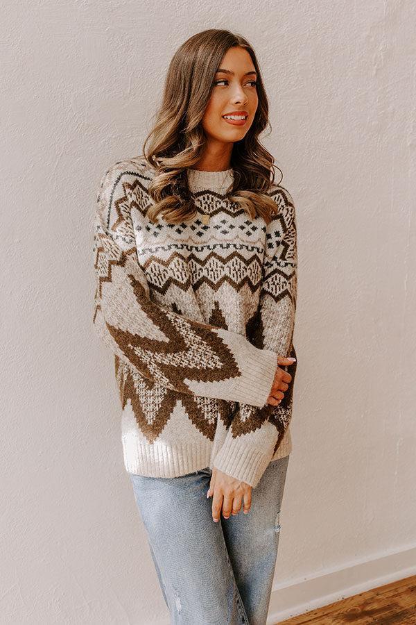 Fireside S'mores Knit Sweater Product Image