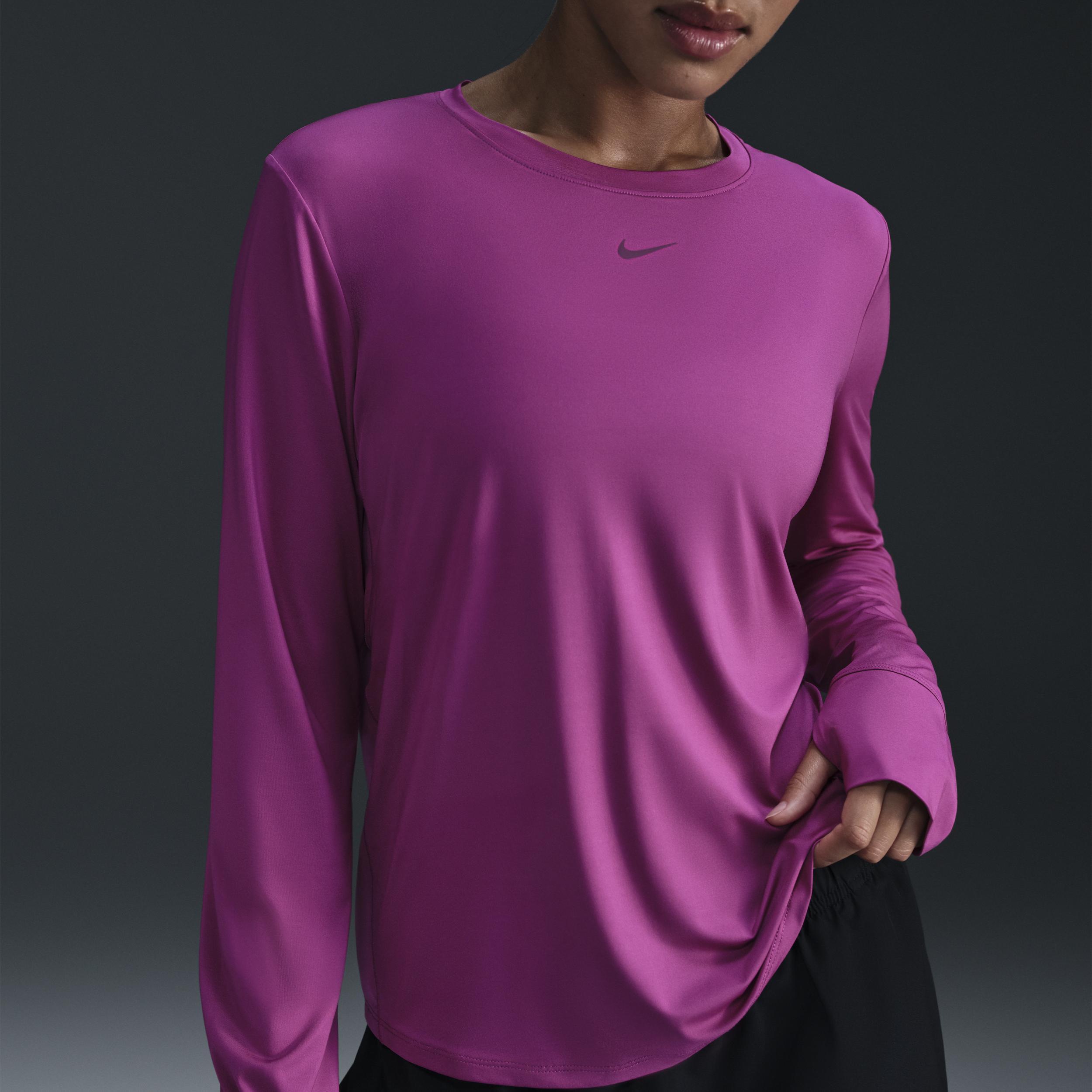 Nike Womens One Classic Dri-FIT Long-Sleeve Top Product Image